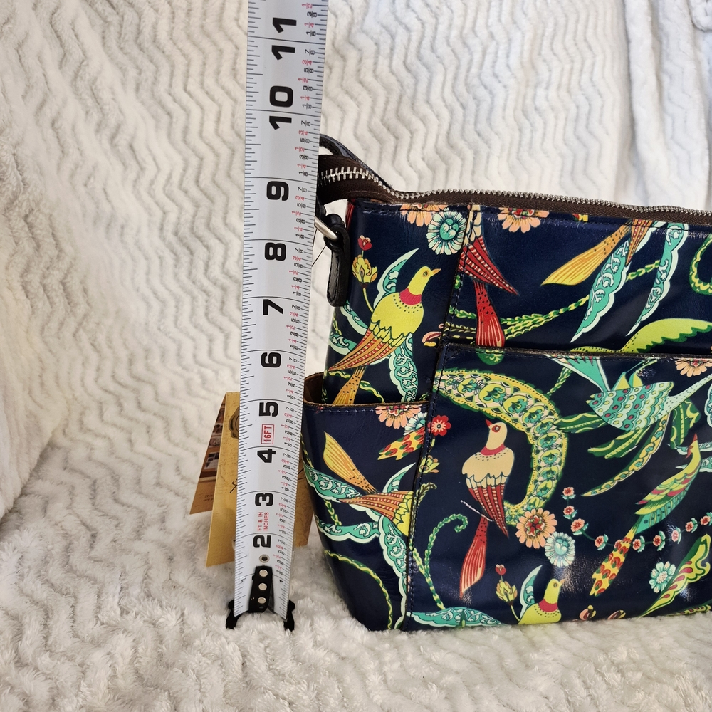 Patricia Nash Vibrant Rare 10th Anniversary Birds of Paradise NWT Vintage - Picture 15 of 16